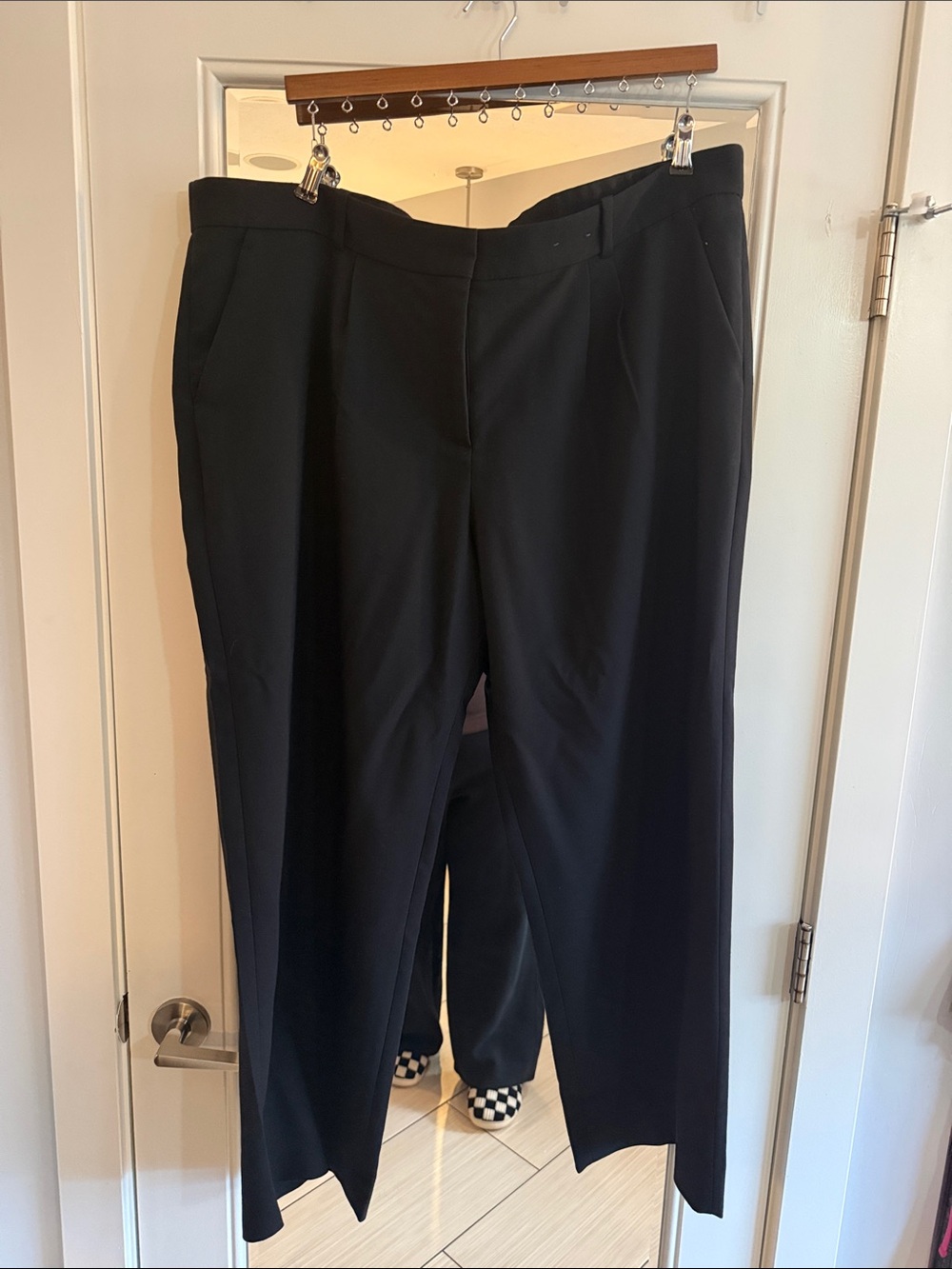 Curve Love Abercrombie and Fitch Sloane Tailored Wide Leg Pants